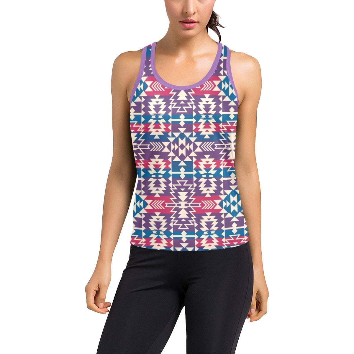 Grand Entry Women's Fancy Women's Racerback Tank Top (Model T60) Racerback Tank Top (T60) e-joyer