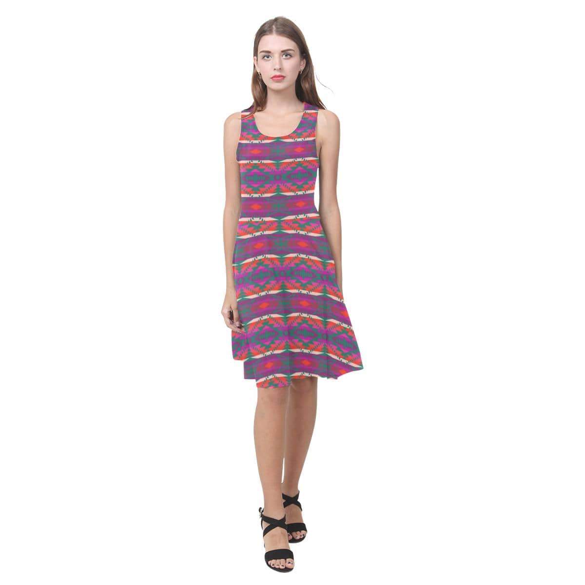Great Lakes War Party Atalanta Casual Sundress(Model D04) Atalanta Sundress (D04) e-joyer