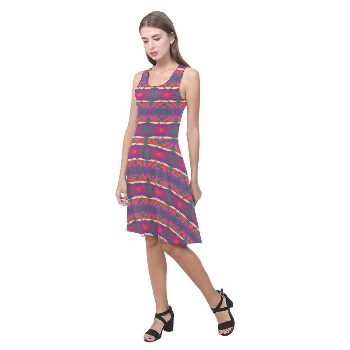 Great Lakes War Party Atalanta Casual Sundress(Model D04) Atalanta Sundress (D04) e-joyer