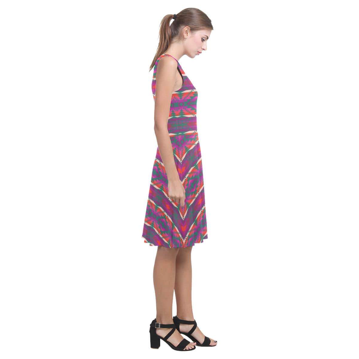Great Lakes War Party Atalanta Casual Sundress(Model D04) Atalanta Sundress (D04) e-joyer