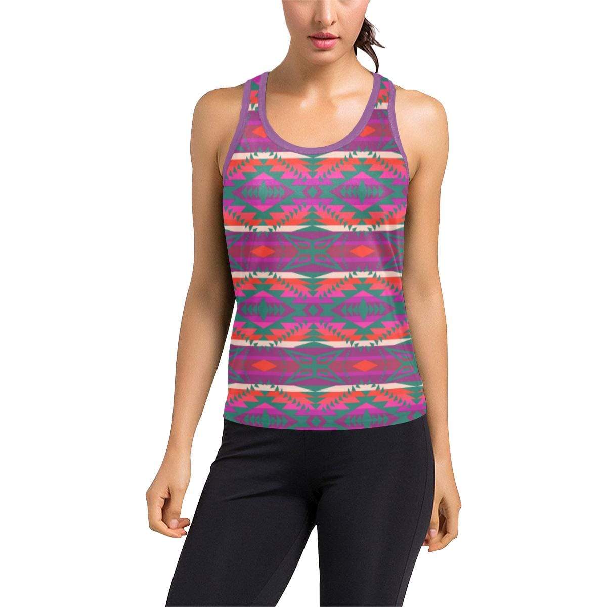 Great Lakes War Party Women's Racerback Tank Top (Model T60) Racerback Tank Top (T60) e-joyer