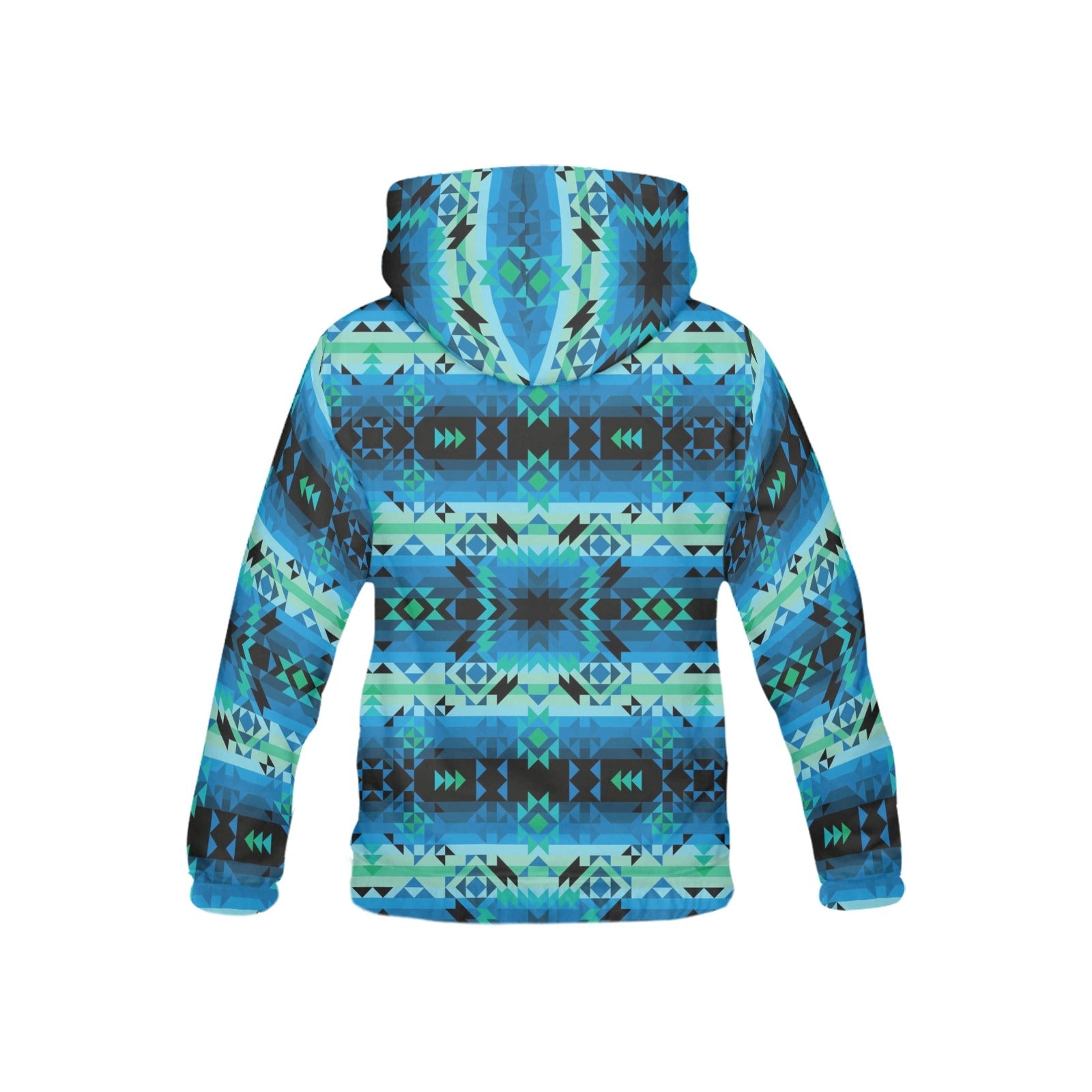 Green Star All Over Print Hoodie for Kid (USA Size) (Model H13) All Over Print Hoodie for Kid (H13) e-joyer