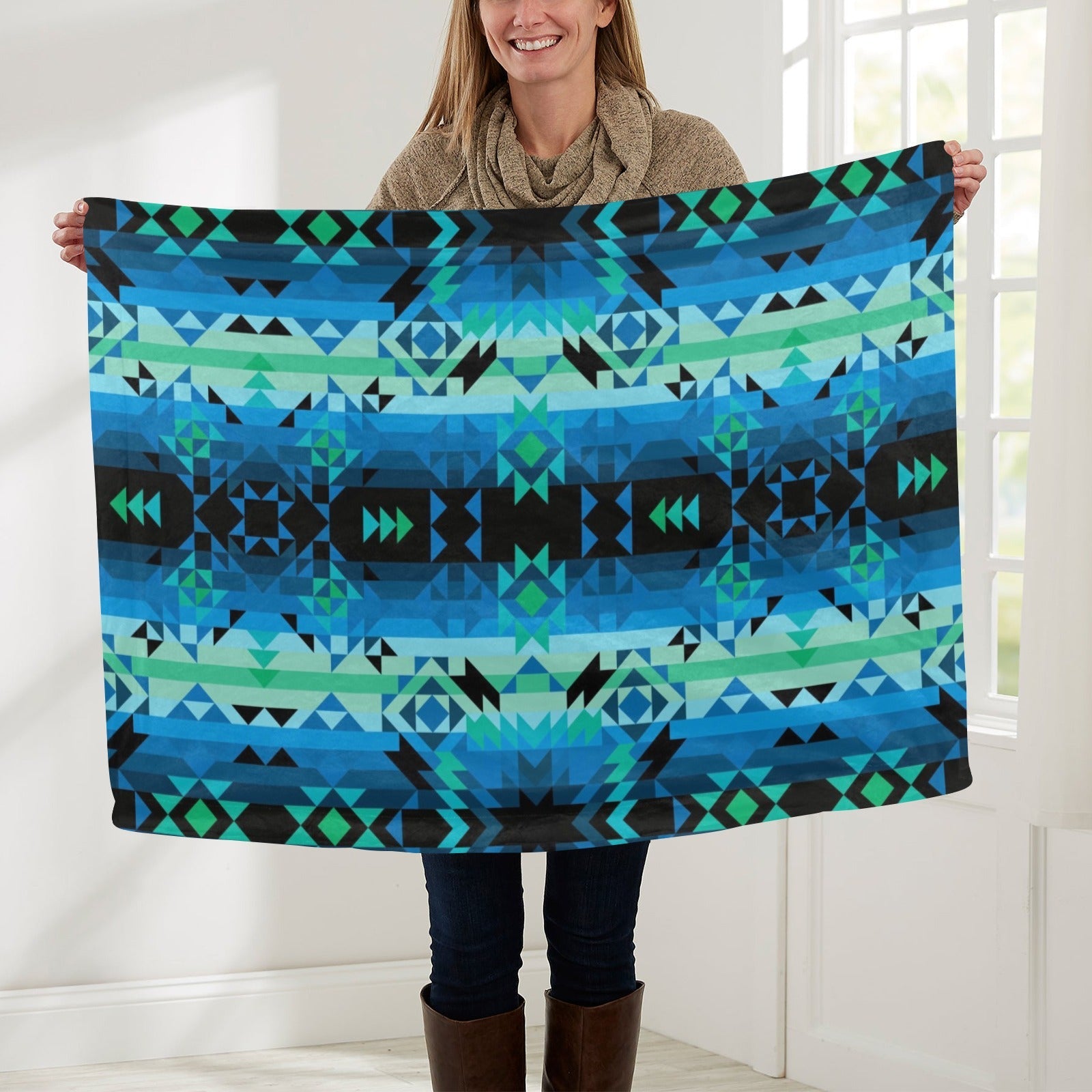 Green Star Baby Blanket 30"x40" Baby Blanket 30"x40" e-joyer