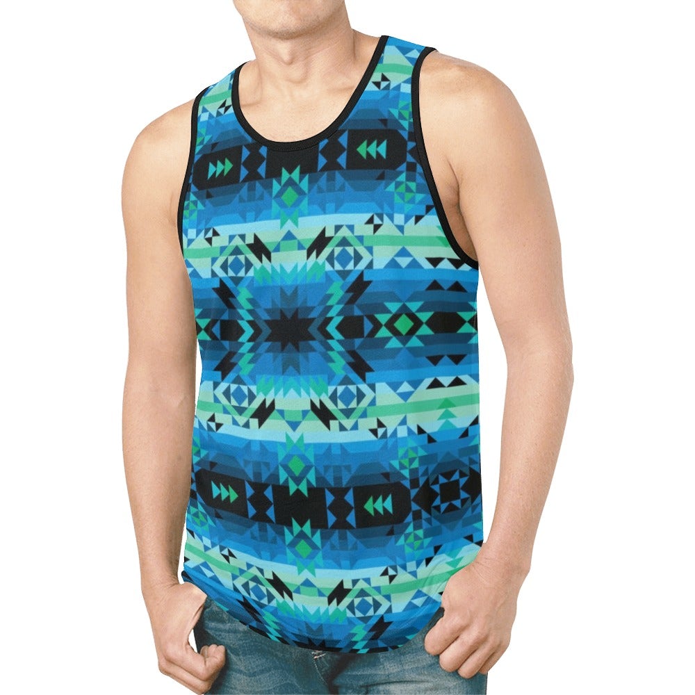 Green Star New All Over Print Tank Top for Men (Model T46) tank top e-joyer