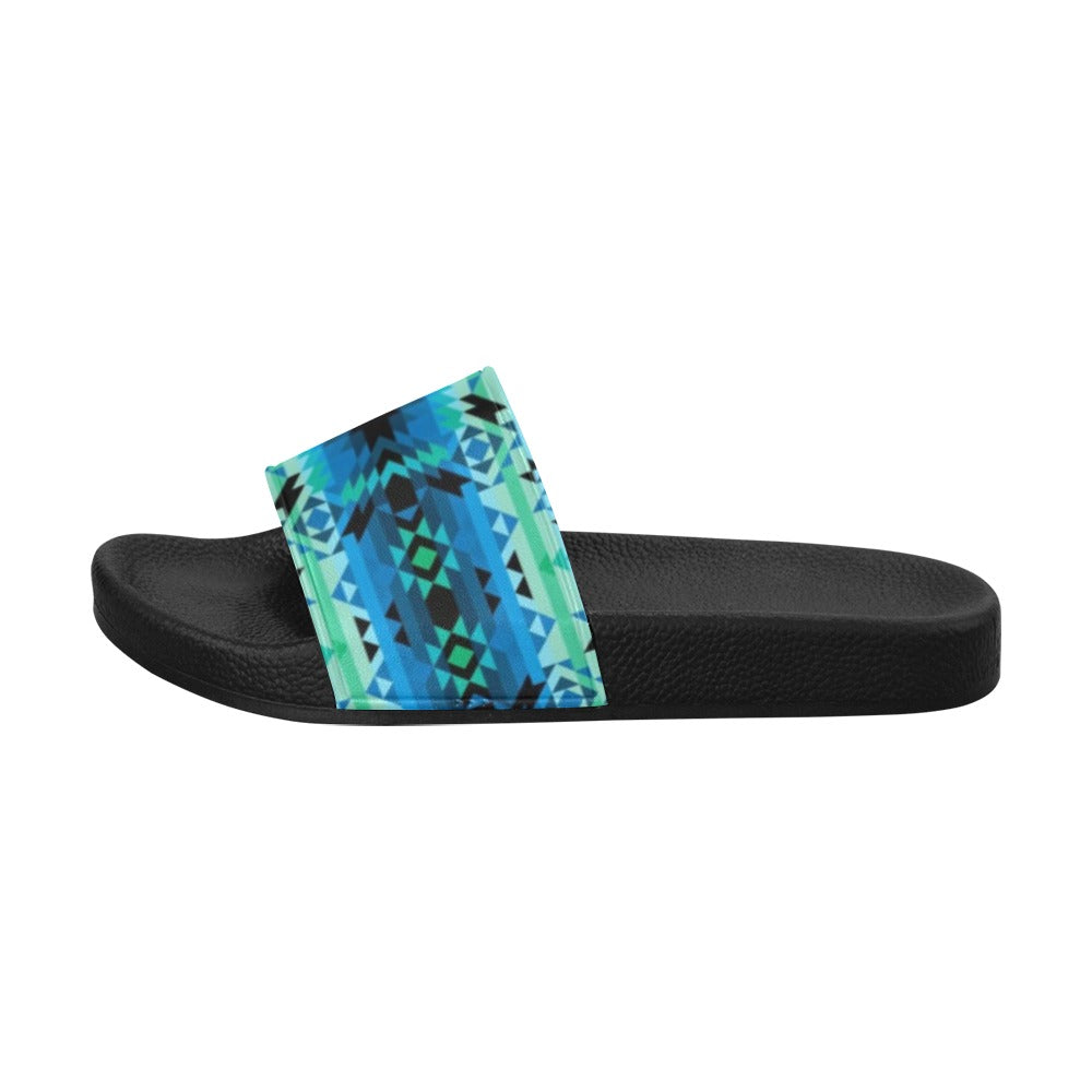 Green Star Women's Slide Sandals (Model 057) sandals e-joyer