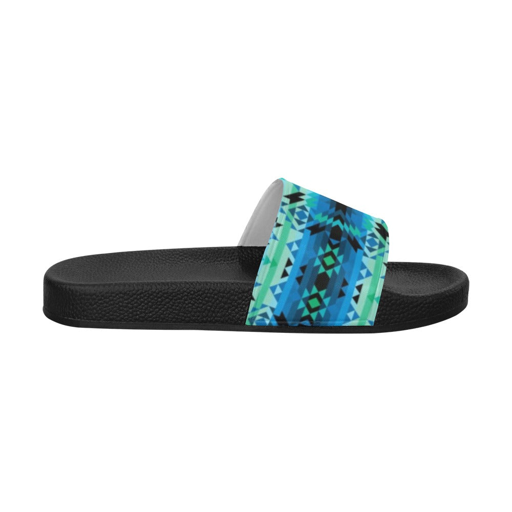 Green Star Women's Slide Sandals (Model 057) sandals e-joyer