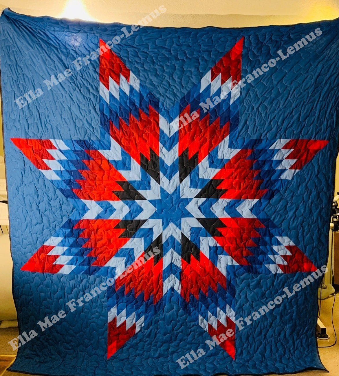 Handmade Star Quilt- Design 10 49 Dzine
