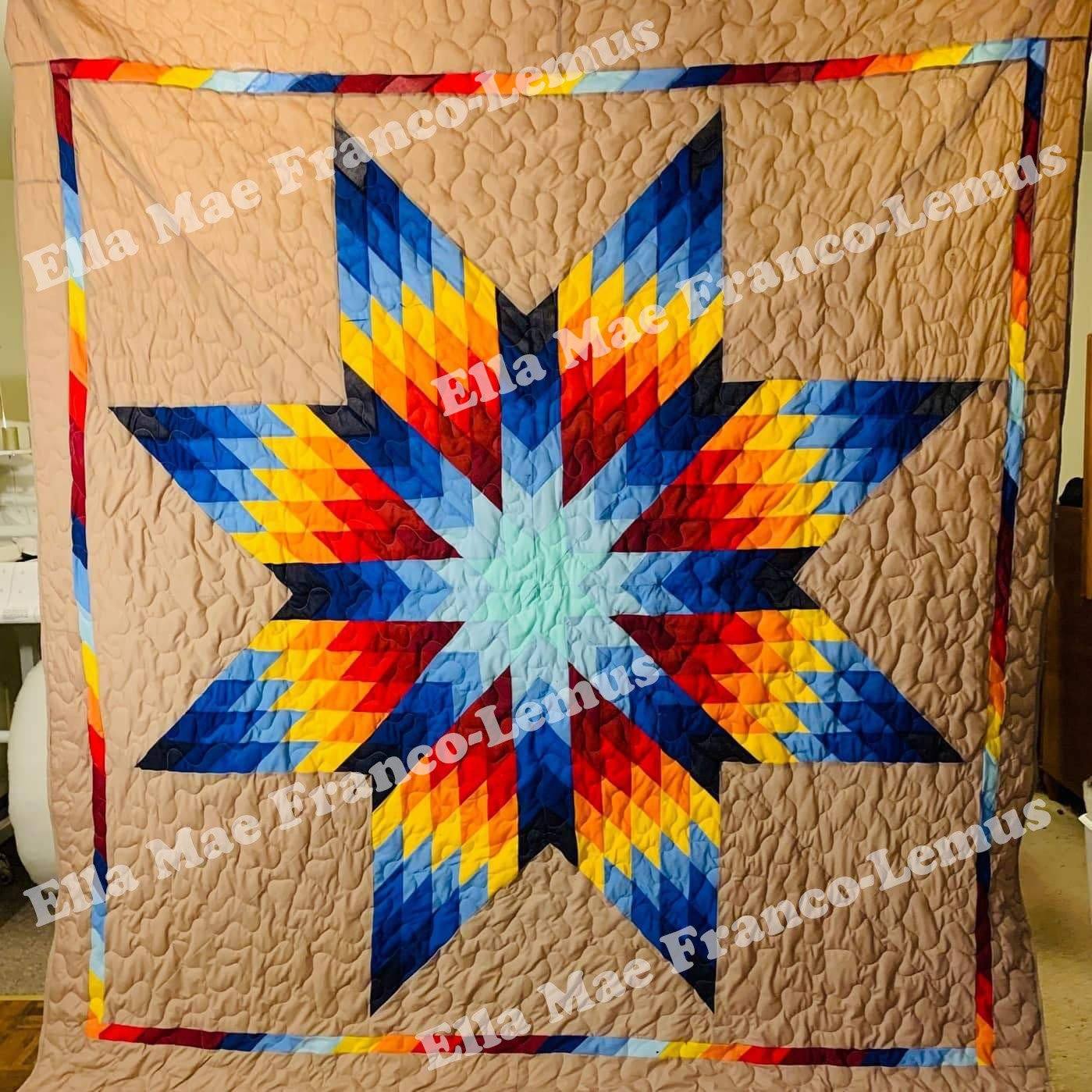 Handmade Star Quilt- Design 18 49 Dzine