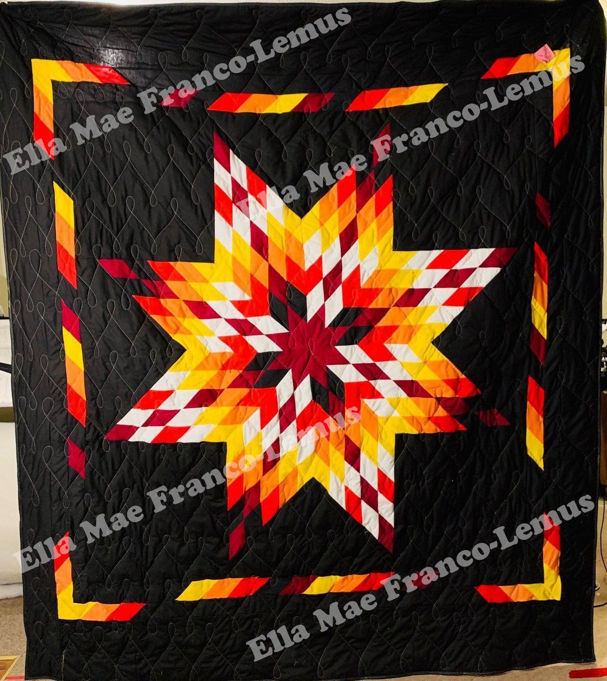 Handmade Star Quilt- Design 19 49 Dzine