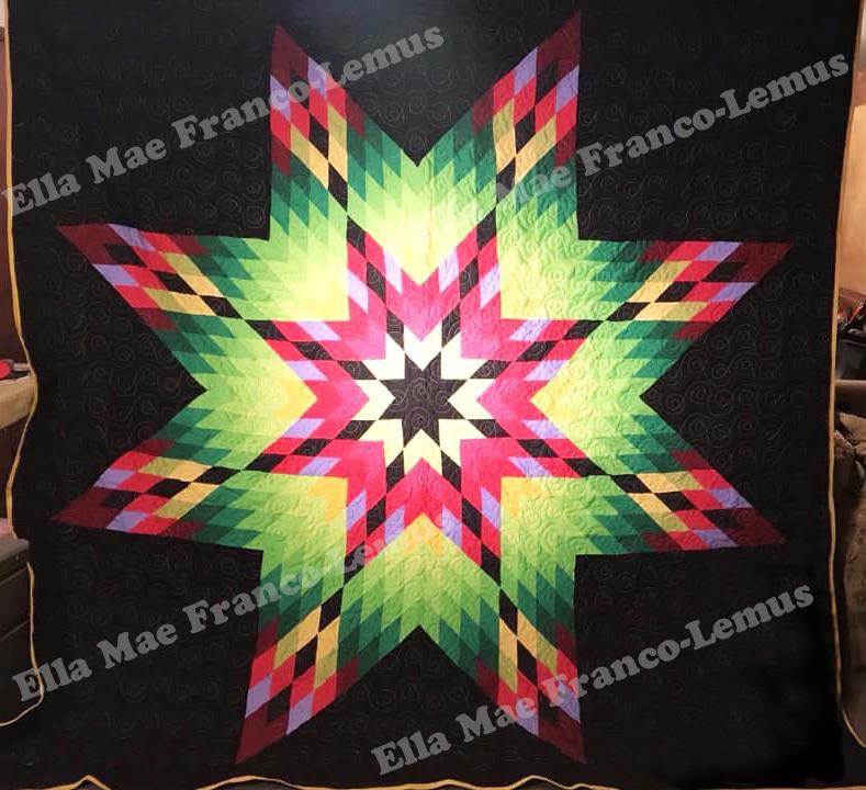 Handmade Star Quilt- Design 28 49 Dzine