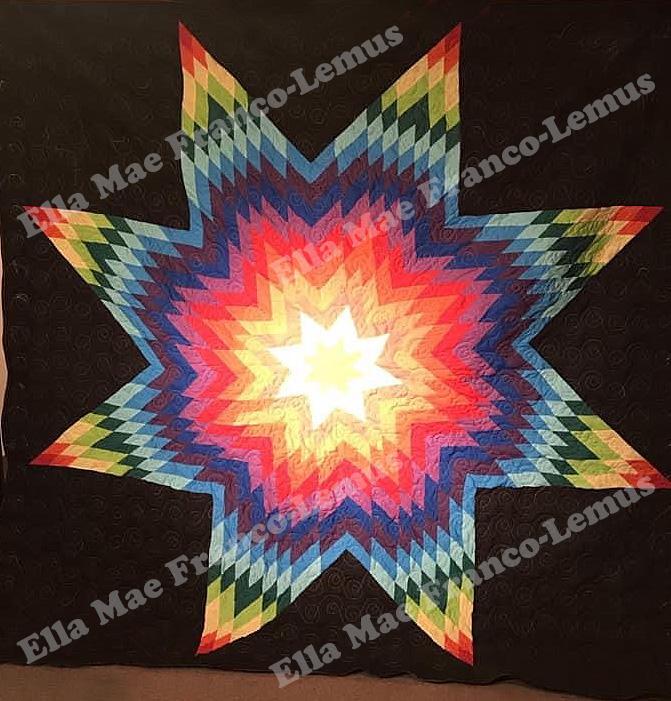 Handmade Star Quilt- Design 30 49 Dzine