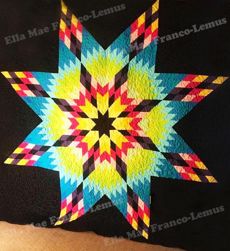 Handmade Star Quilt- Design 37 49 Dzine