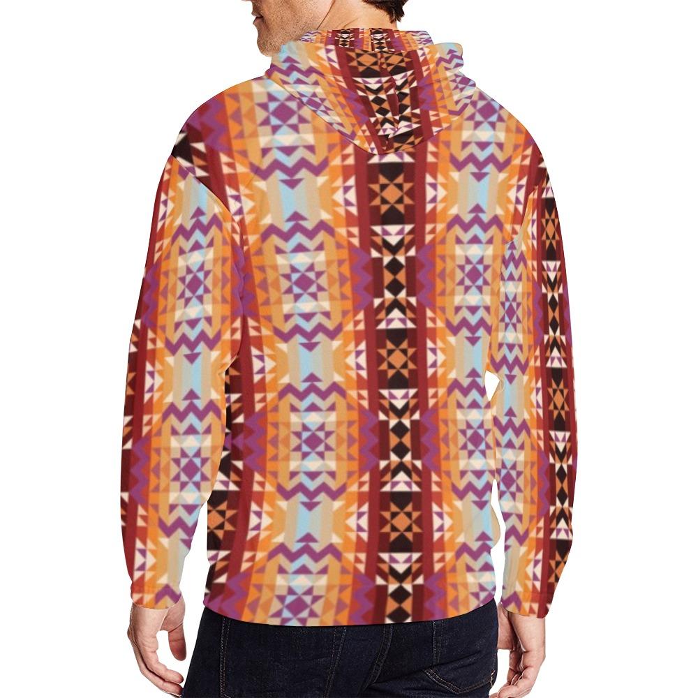 Heatwave All Over Print Full Zip Hoodie for Men (Model H14) All Over Print Full Zip Hoodie for Men (H14) e-joyer
