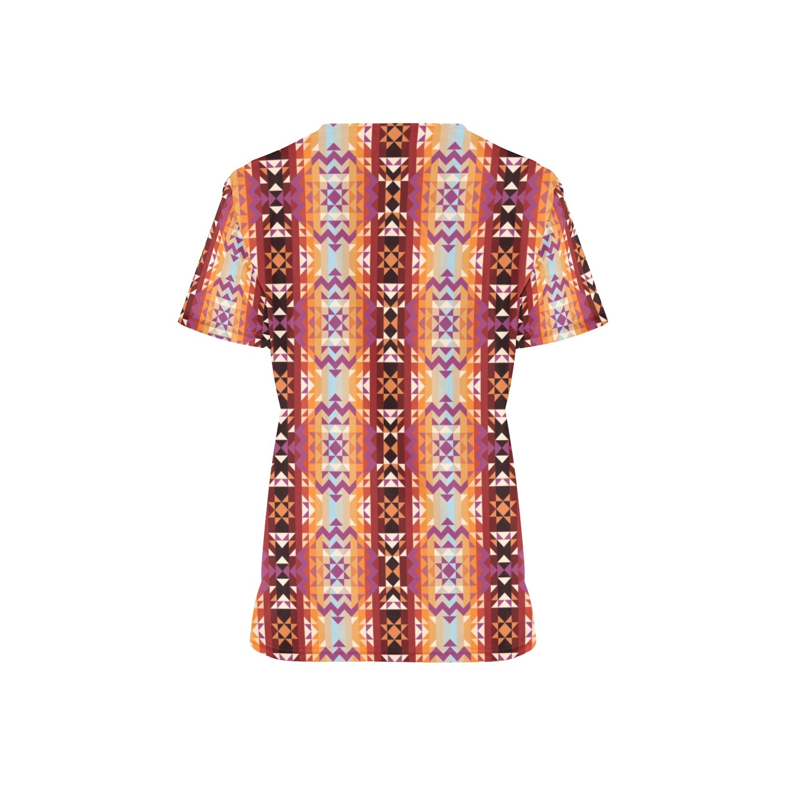 Heatwave All Over Print Scrub Top Scrub Top e-joyer