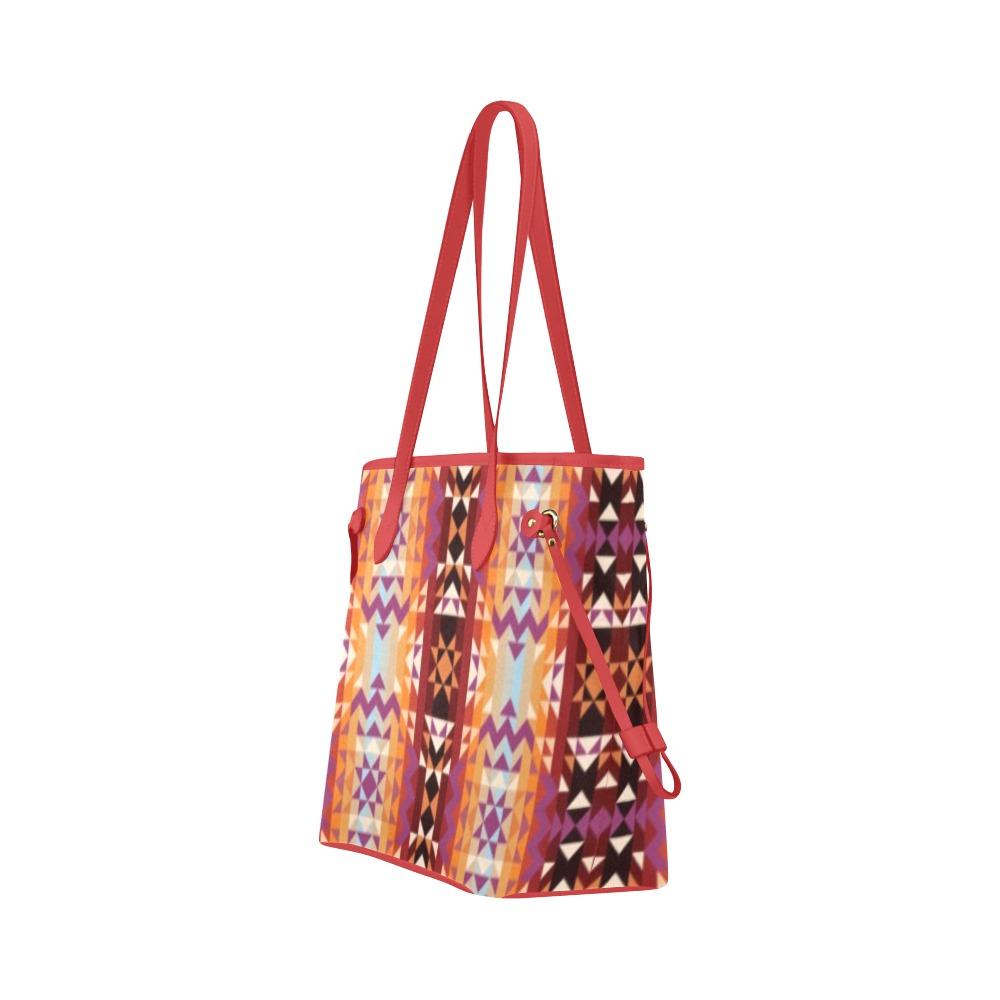 Heatwave Clover Canvas Tote Bag (Model 1661) Clover Canvas Tote Bag (1661) e-joyer