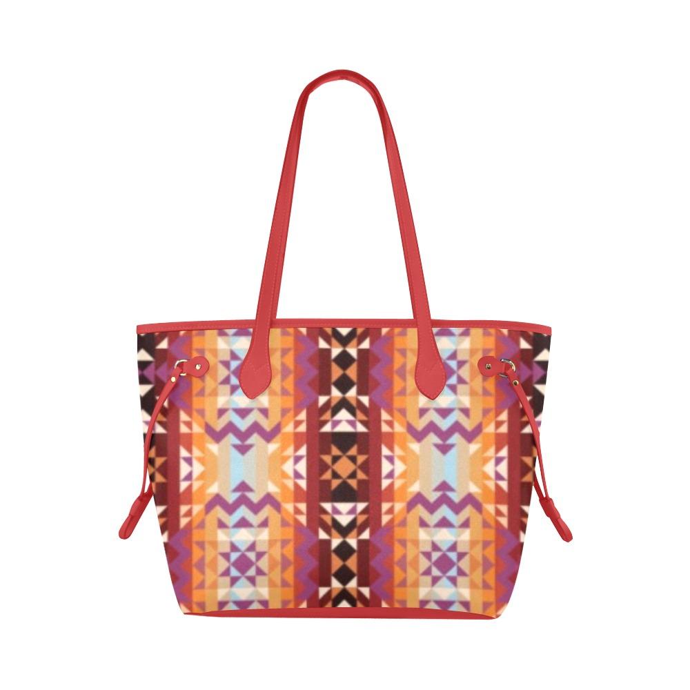 Heatwave Clover Canvas Tote Bag (Model 1661) Clover Canvas Tote Bag (1661) e-joyer