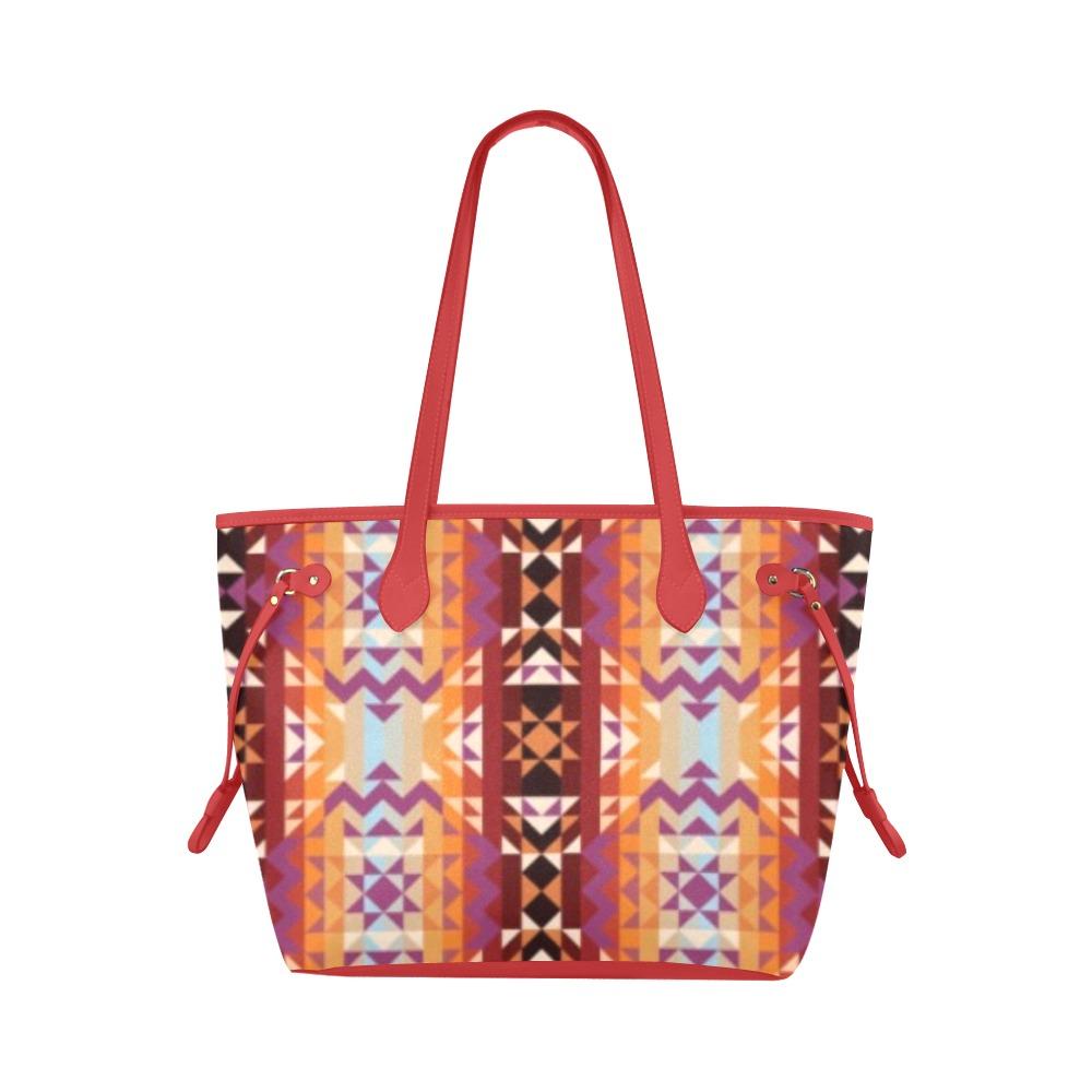 Heatwave Clover Canvas Tote Bag (Model 1661) Clover Canvas Tote Bag (1661) e-joyer