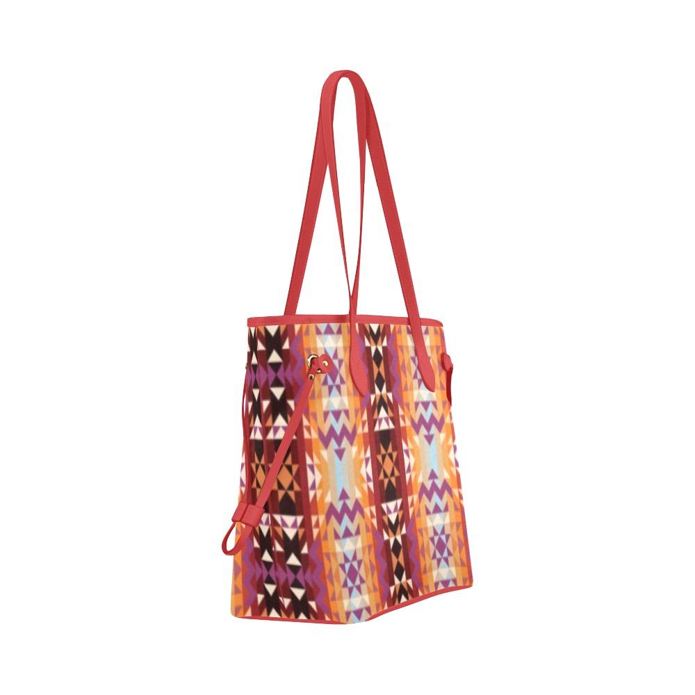 Heatwave Clover Canvas Tote Bag (Model 1661) Clover Canvas Tote Bag (1661) e-joyer