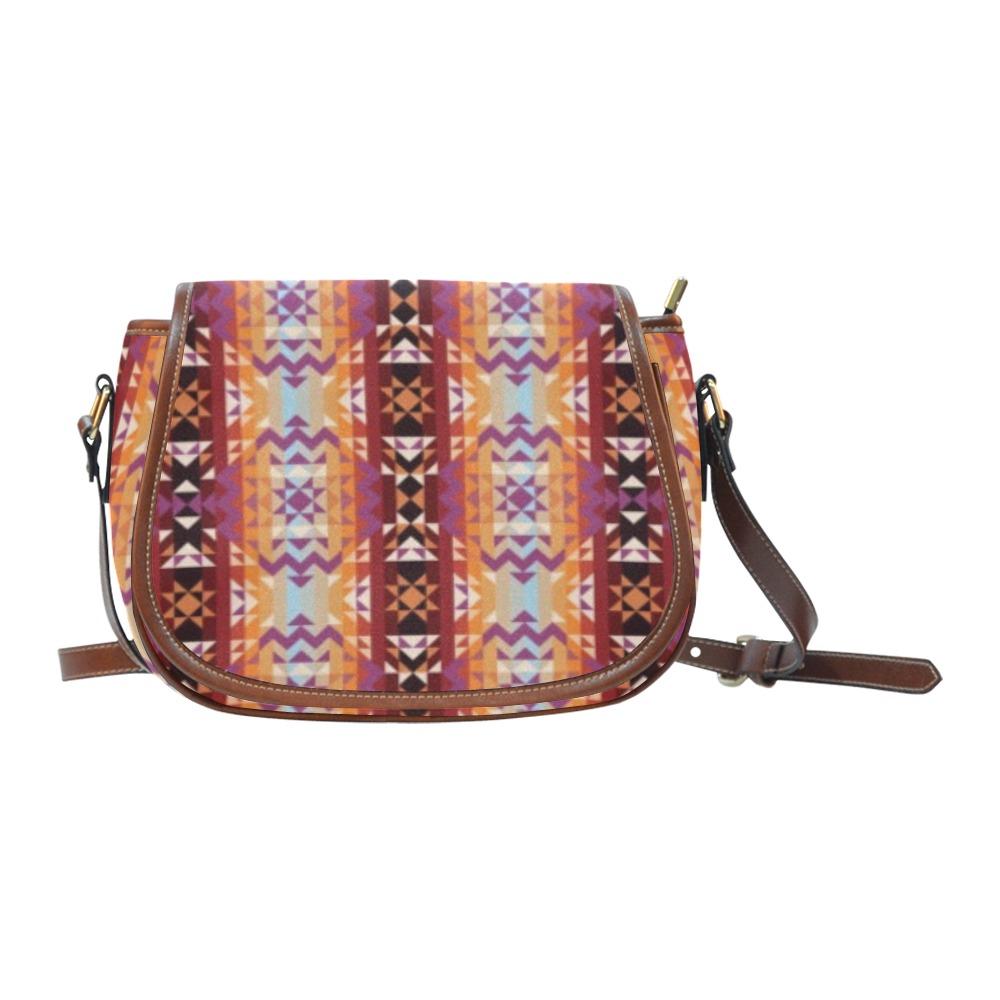 Heatwave Saddle Bag/Small (Model 1649) Full Customization bag e-joyer