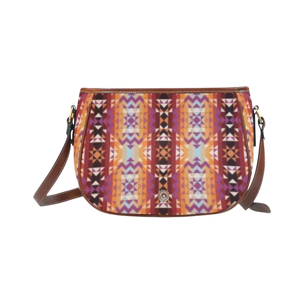 Heatwave Saddle Bag/Small (Model 1649) Full Customization bag e-joyer