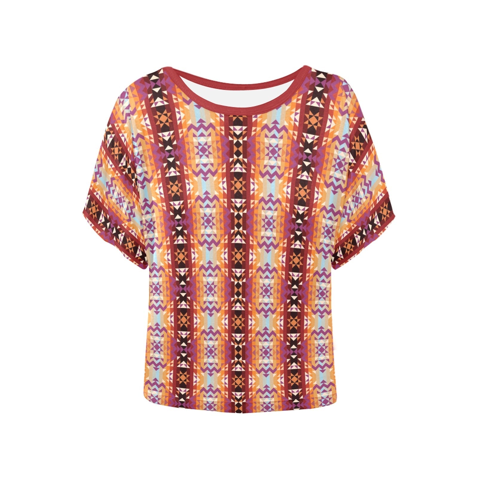 Heatwave Women's Batwing-Sleeved Blouse T shirt (Model T44) Women's Batwing-Sleeved Blouse T shirt (T44) e-joyer