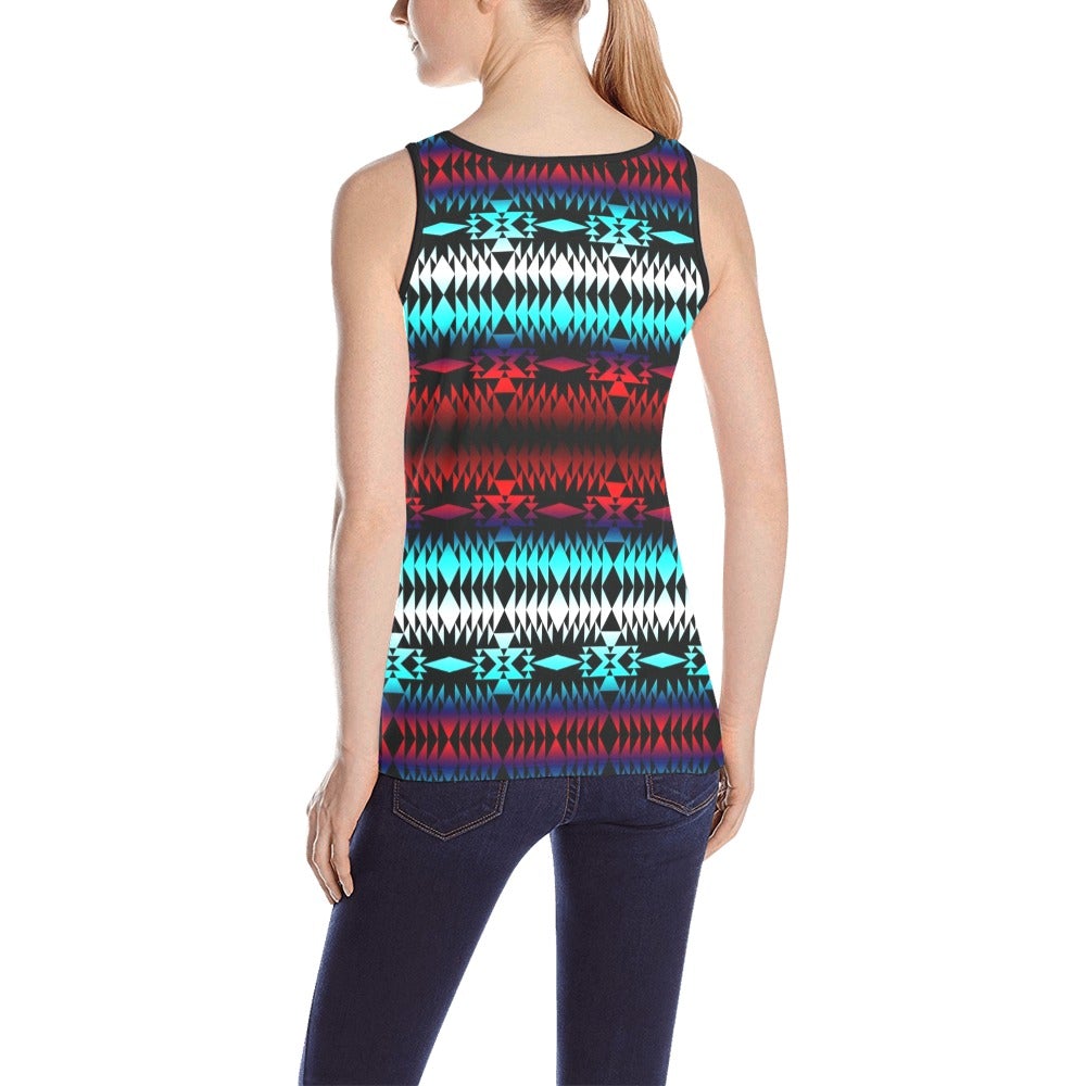 In Between Two Worlds All Over Print Tank Top for Women (Model T43) All Over Print Tank Top for Women (T43) e-joyer