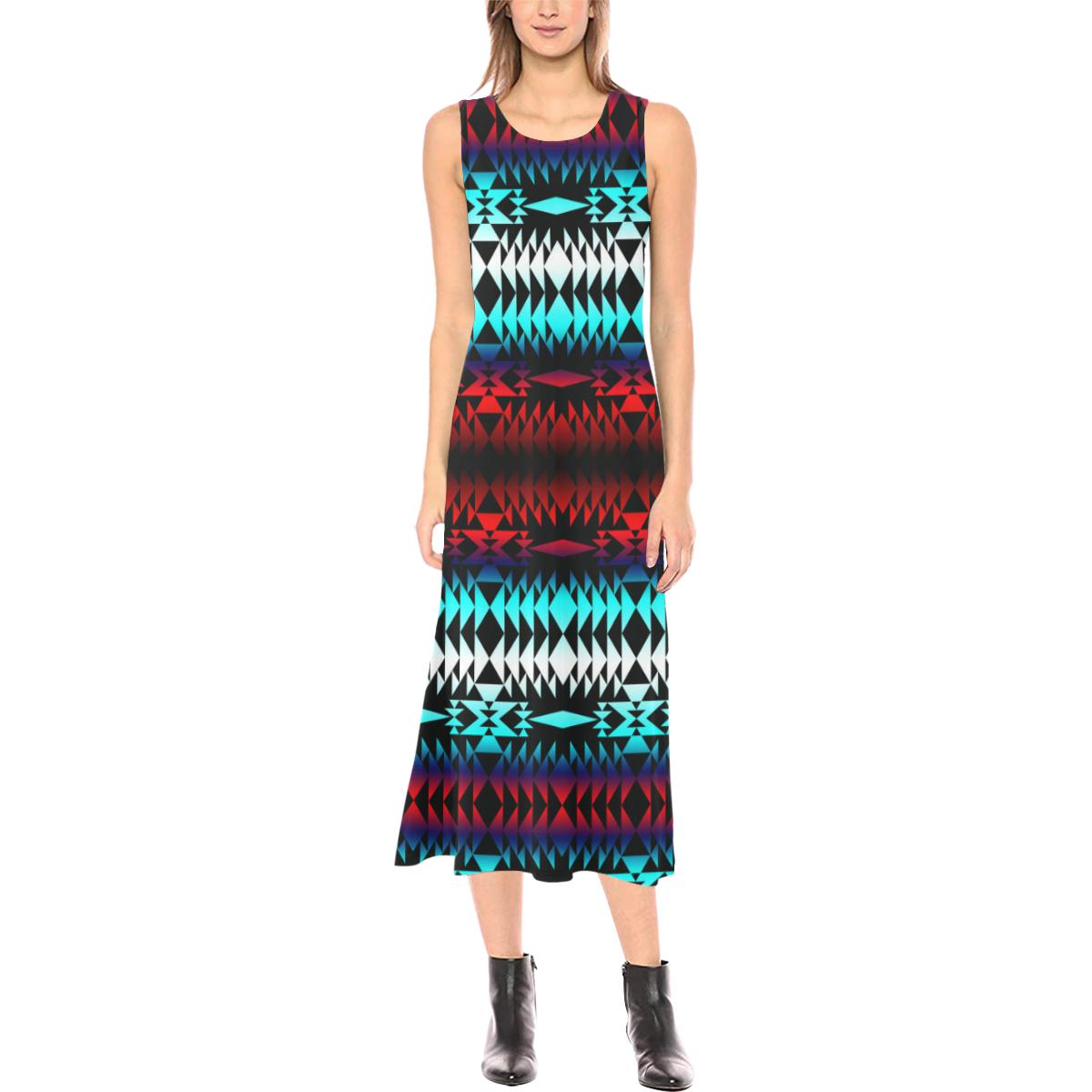 In Between Two Worlds Phaedra Sleeveless Open Fork Long Dress (Model D08) dress e-joyer