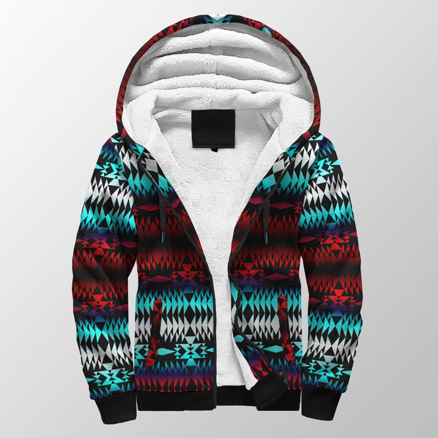 In Between Two Worlds Sherpa Hoodie 49 Dzine
