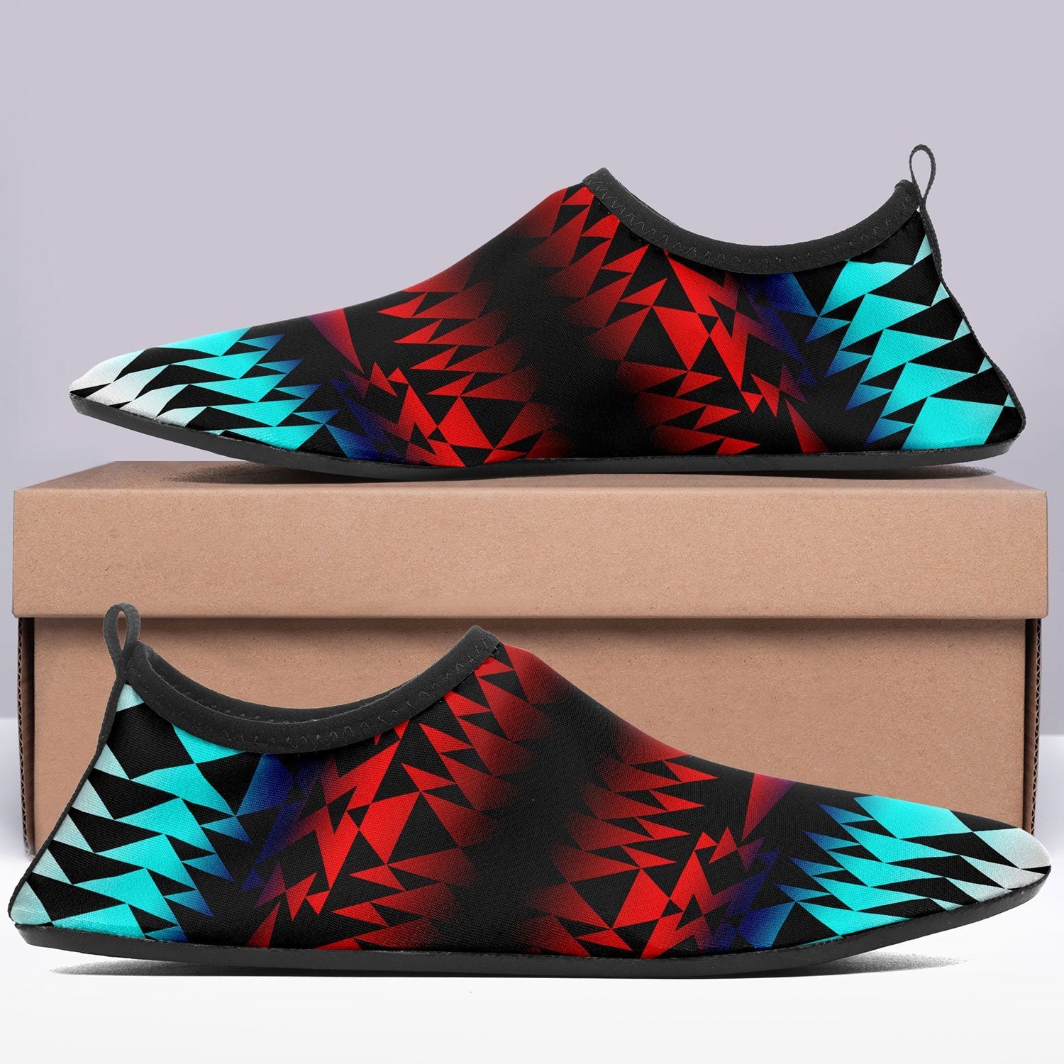 In Between Two Worlds Sockamoccs Kid's Slip On Shoes Herman