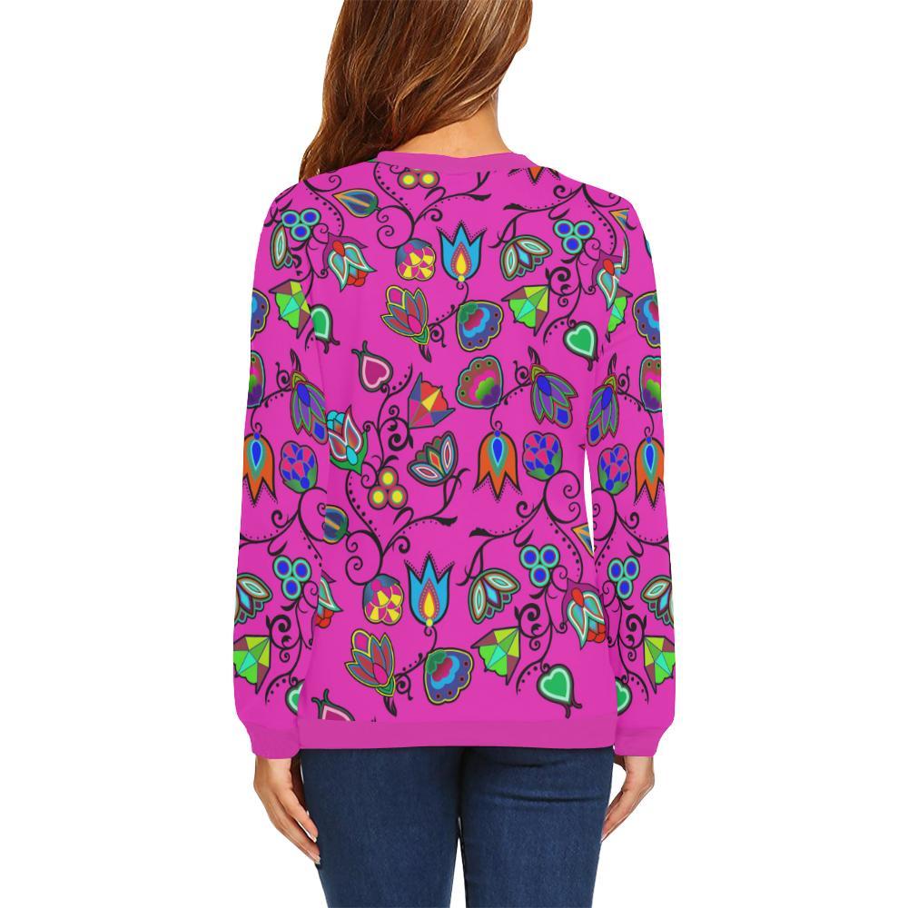 Indigenous Paisley All Over Print Crewneck Sweatshirt for Women (Model H18) Crewneck Sweatshirt for Women (H18) e-joyer