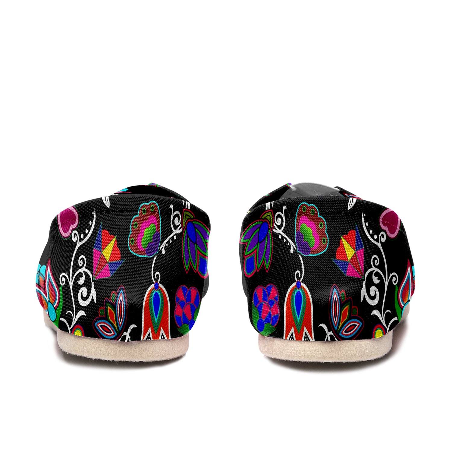 Indigenous Paisley Black Casual Unisex Slip On Shoe Herman