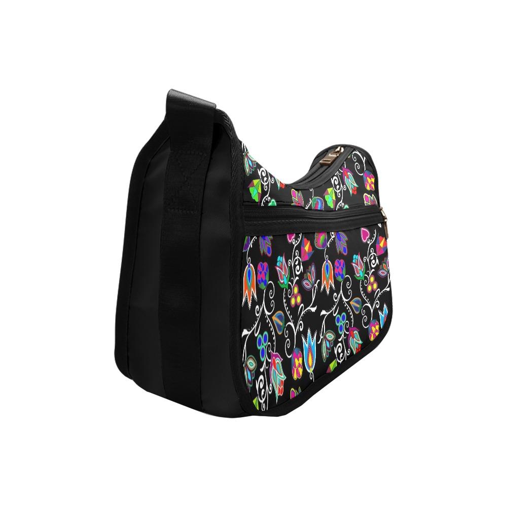 Indigenous Paisley Black Crossbody Bags (Model 1616) Crossbody Bags (1616) e-joyer