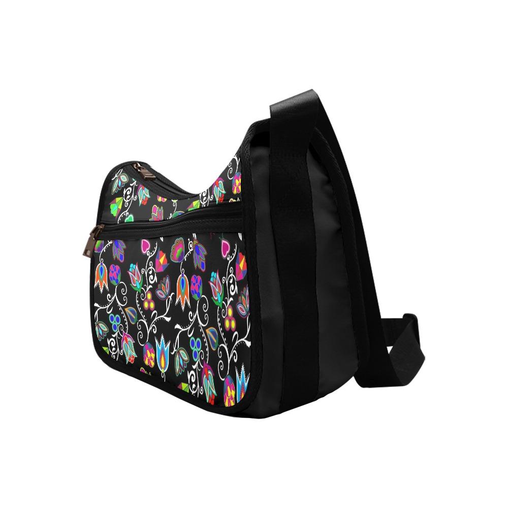 Indigenous Paisley Black Crossbody Bags (Model 1616) Crossbody Bags (1616) e-joyer