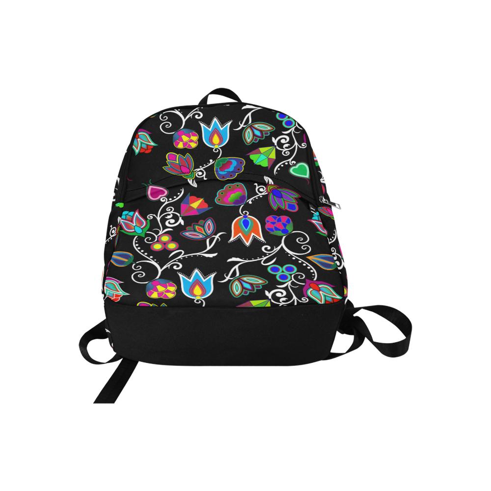Indigenous Paisley Black Fabric Backpack for Adult (Model 1659) Casual Backpack for Adult (1659) e-joyer