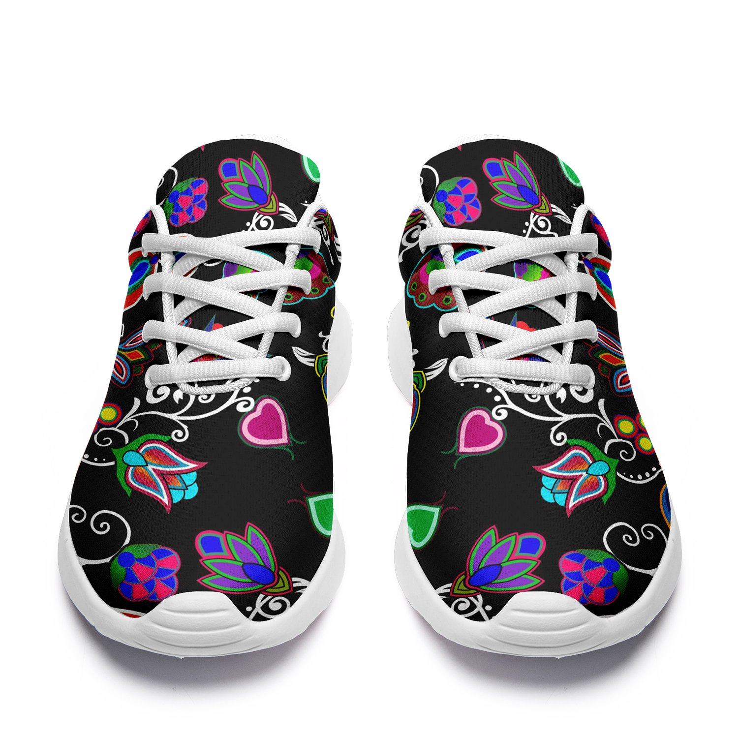 Indigenous Paisley Black Ikkaayi Sport Sneakers 49 Dzine