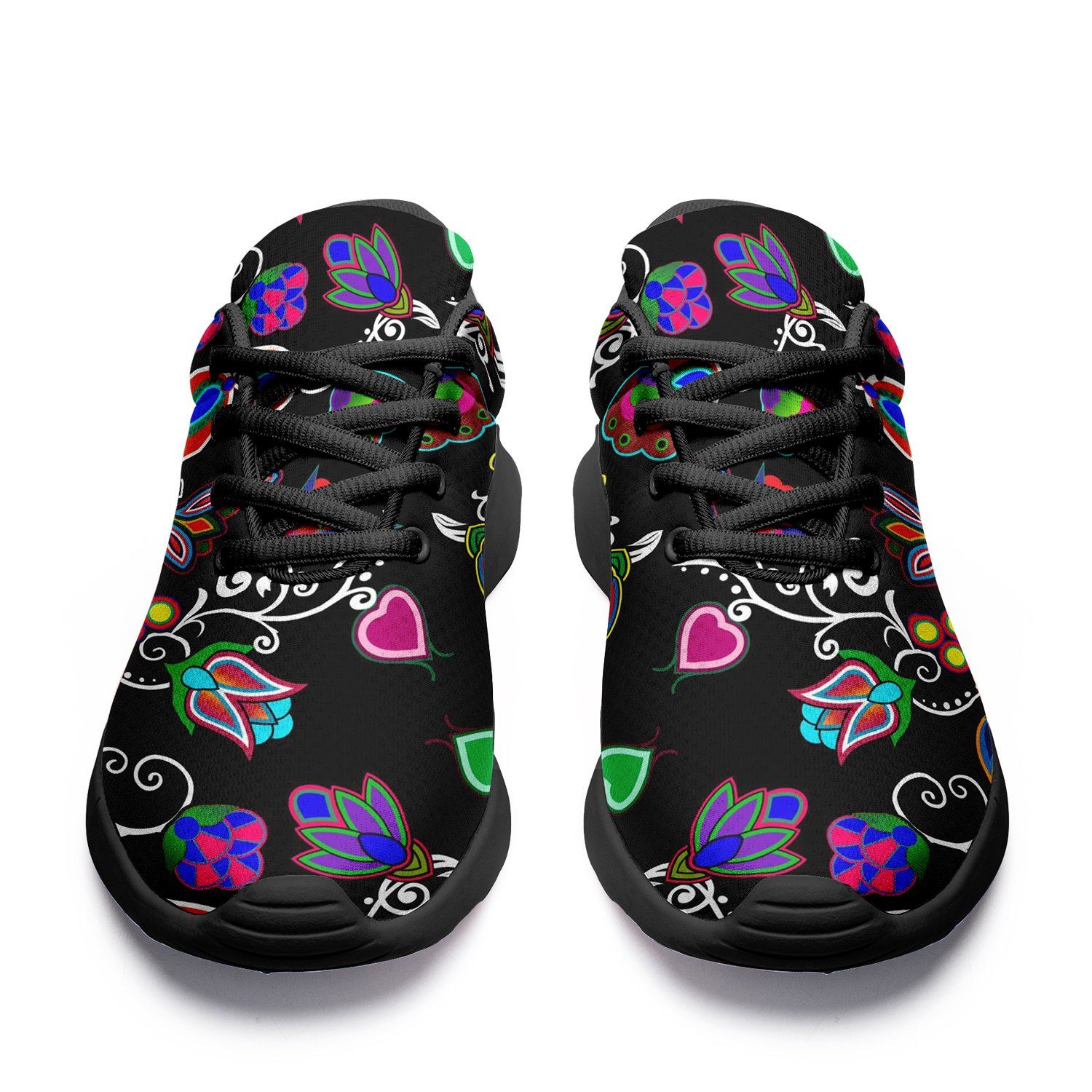 Indigenous Paisley Black Ikkaayi Sport Sneakers 49 Dzine
