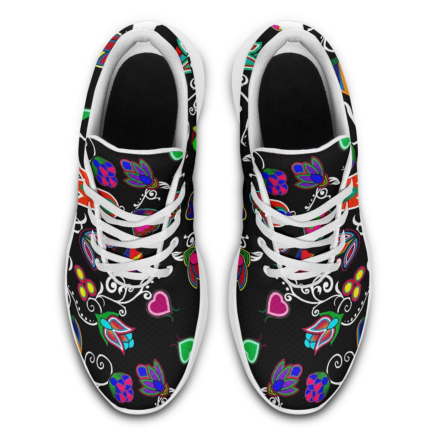 Indigenous Paisley Black Ikkaayi Sport Sneakers 49 Dzine