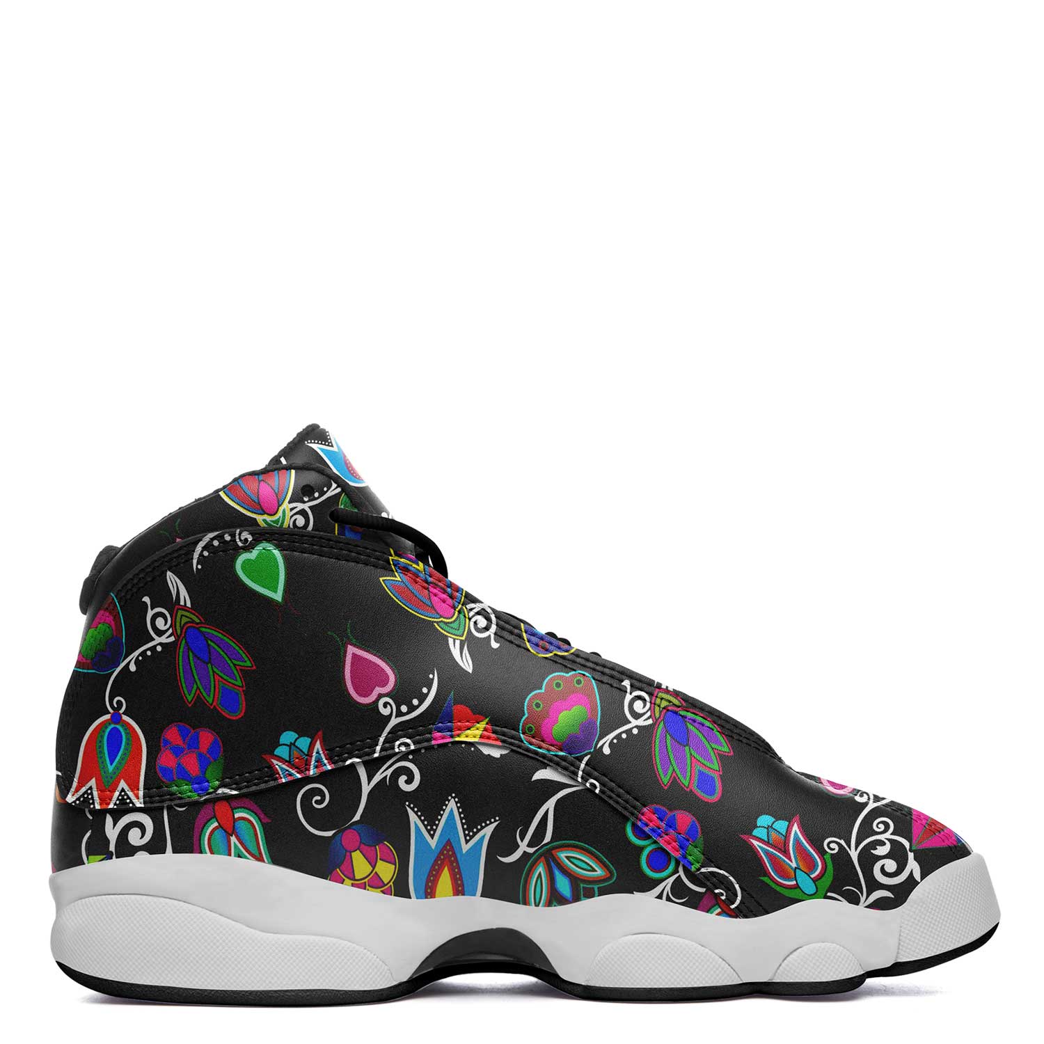 Indigenous Paisley - Black Isstsokini Athletic Shoes Herman