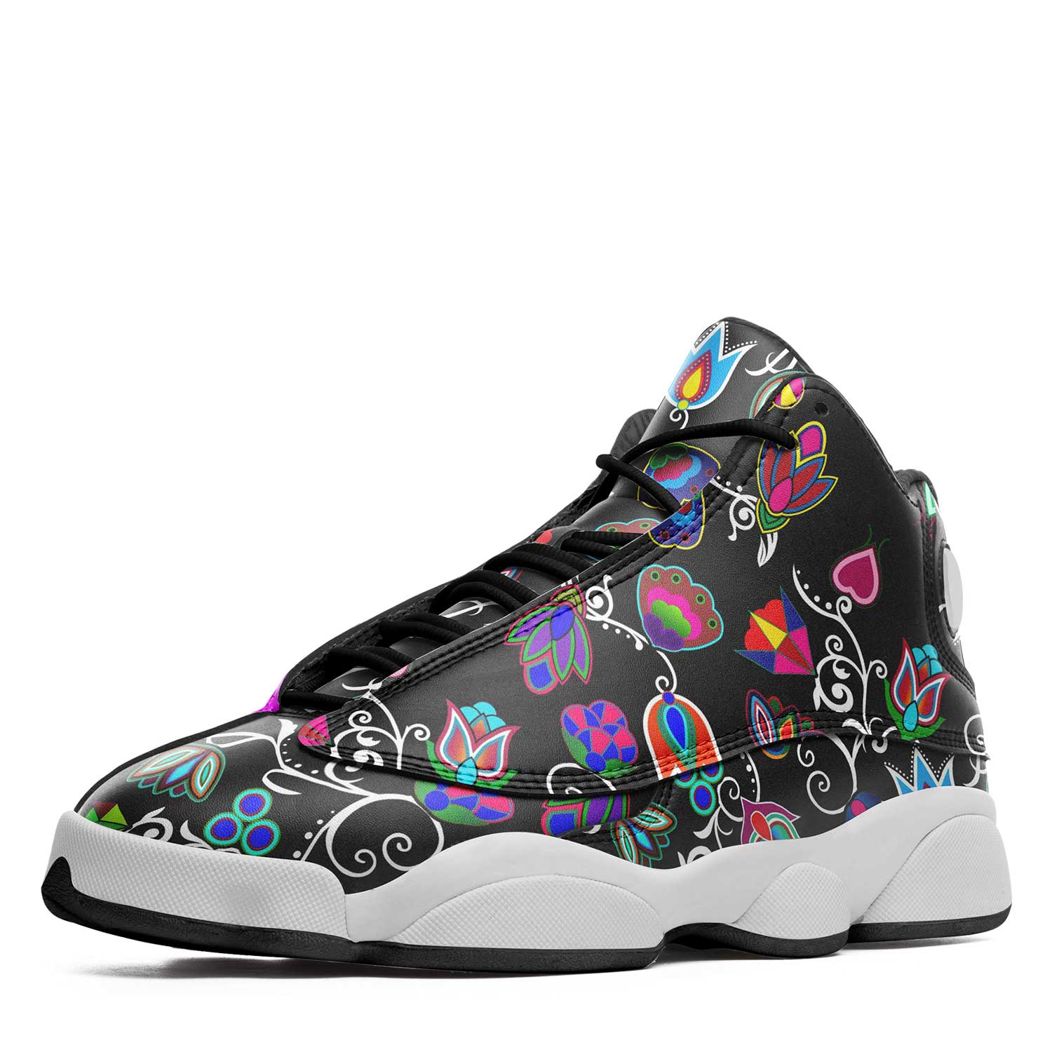 Indigenous Paisley - Black Isstsokini Athletic Shoes Herman