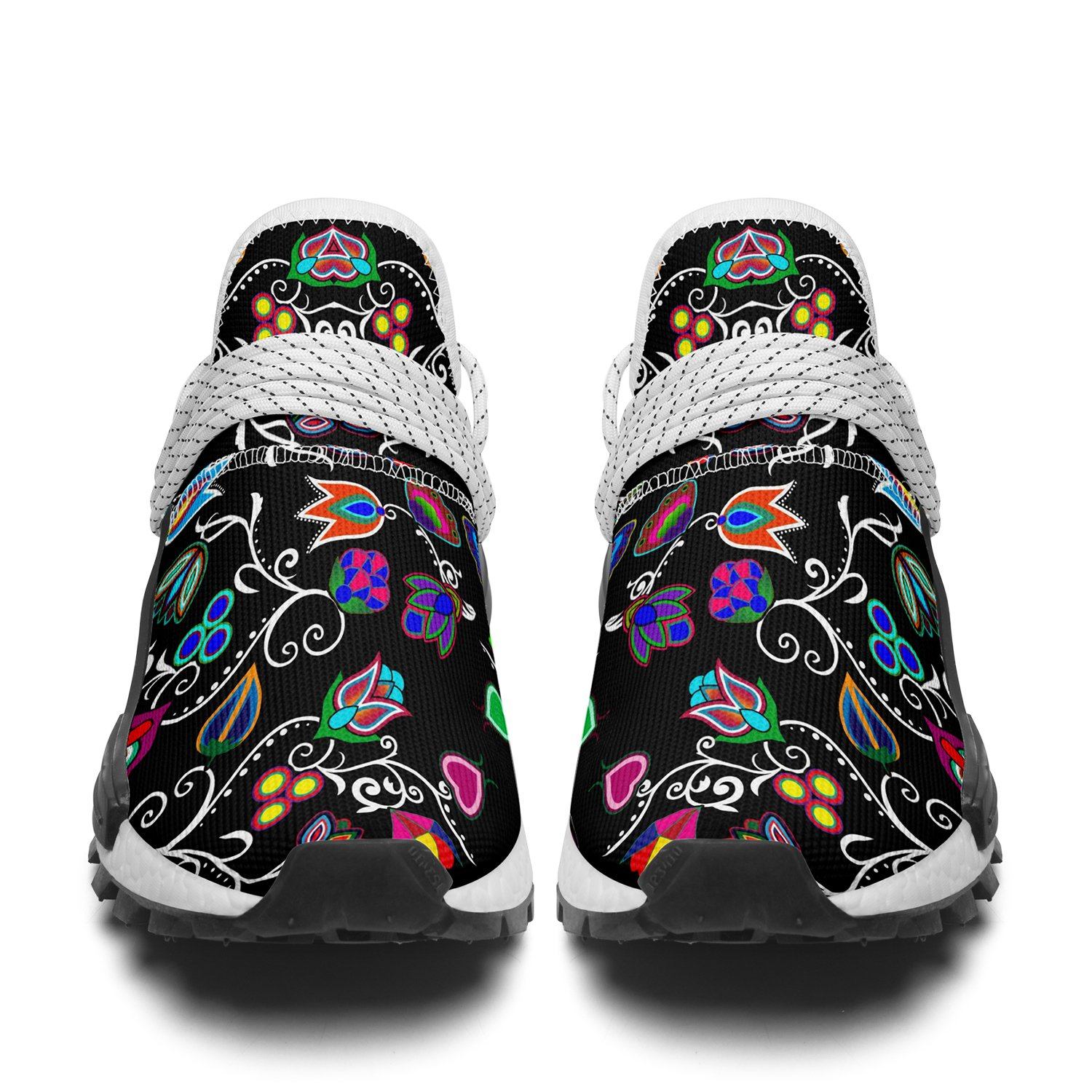 Indigenous Paisley Black Okaki Sneakers Shoes 49 Dzine