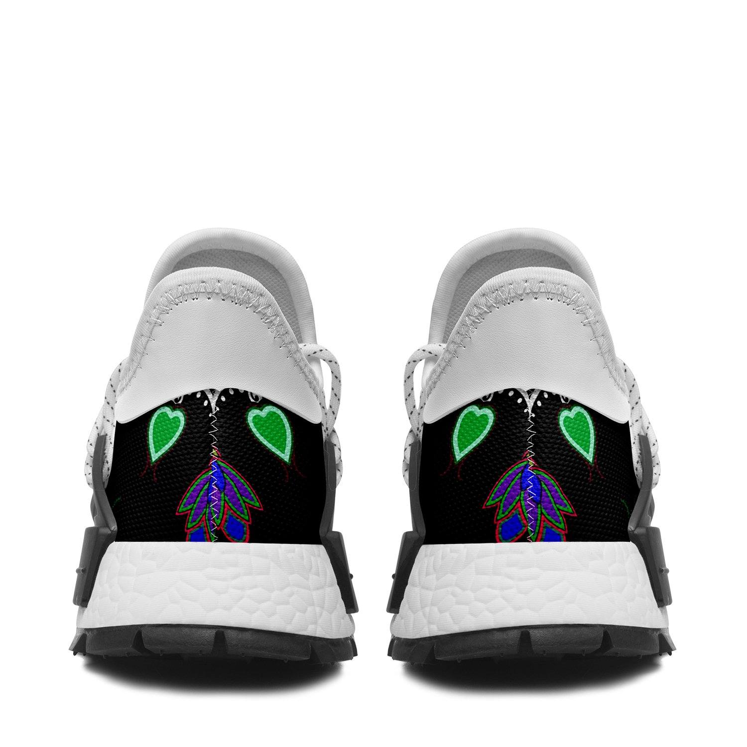 Indigenous Paisley Black Okaki Sneakers Shoes 49 Dzine