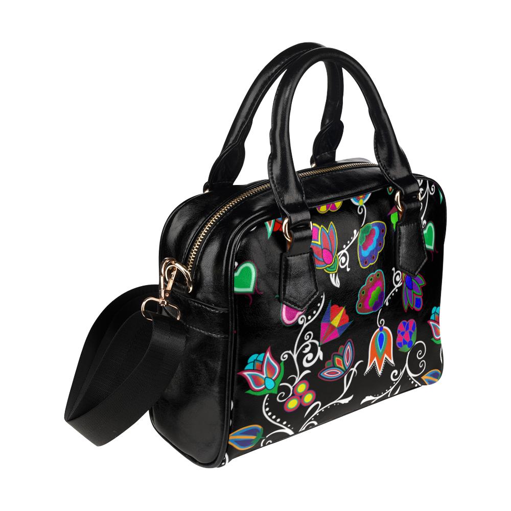 Indigenous Paisley - Black Shoulder Handbag (Model 1634) Shoulder Handbags (1634) e-joyer