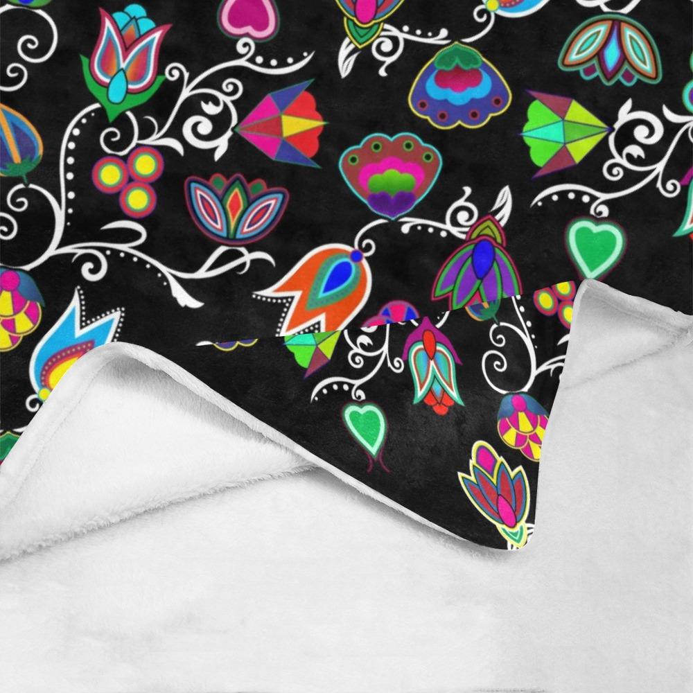 Indigenous Paisley Black Ultra-Soft Micro Fleece Blanket 60"x80" Ultra-Soft Blanket 60''x80'' e-joyer