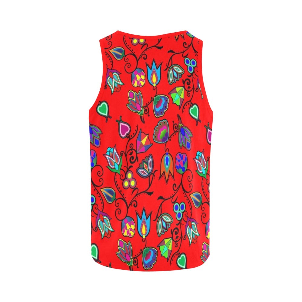 Indigenous Paisley Dahlia All Over Print Tank Top for Women (Model T43) All Over Print Tank Top for Women (T43) e-joyer