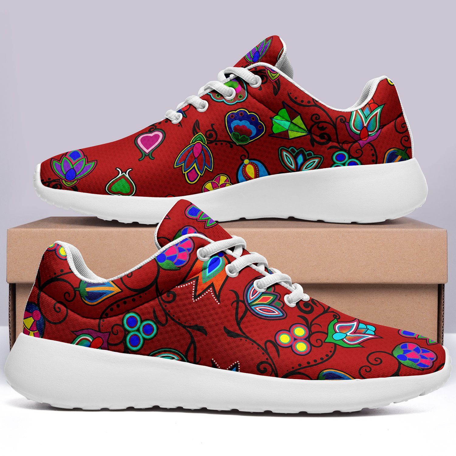 Indigenous Paisley Dahlia Ikkaayi Sport Sneakers 49 Dzine