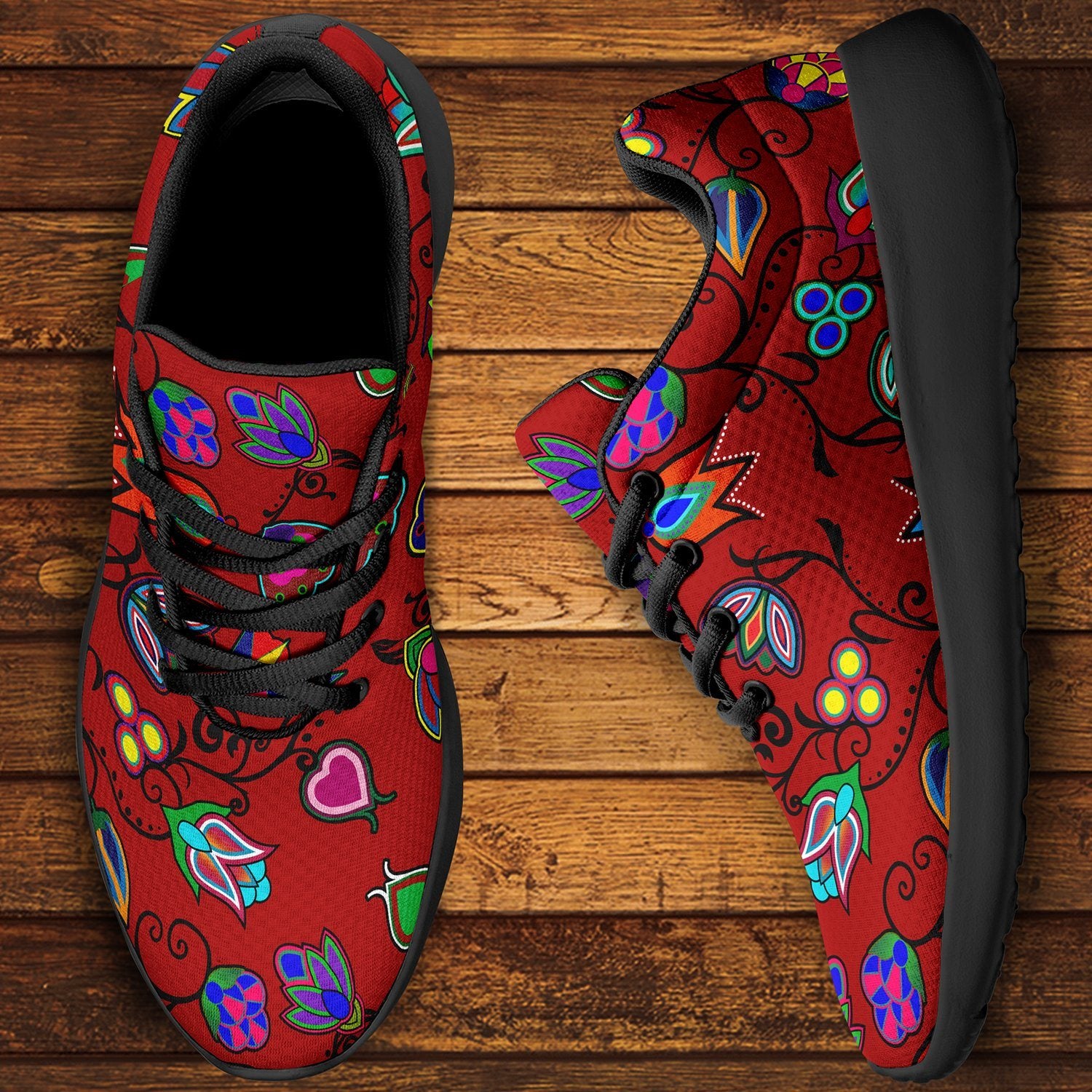 Indigenous Paisley Dahlia Ikkaayi Sport Sneakers 49 Dzine