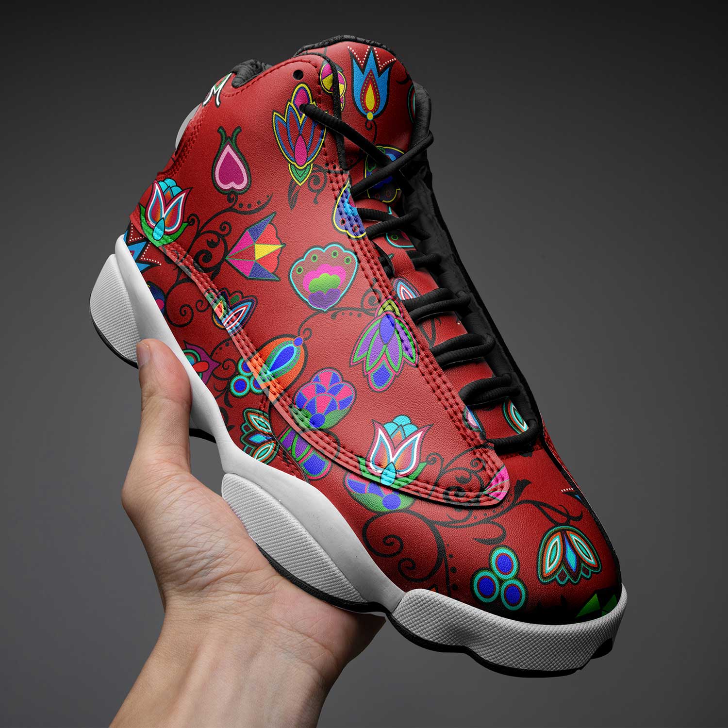 Indigenous Paisley - Dahlia Isstsokini Athletic Shoes Herman