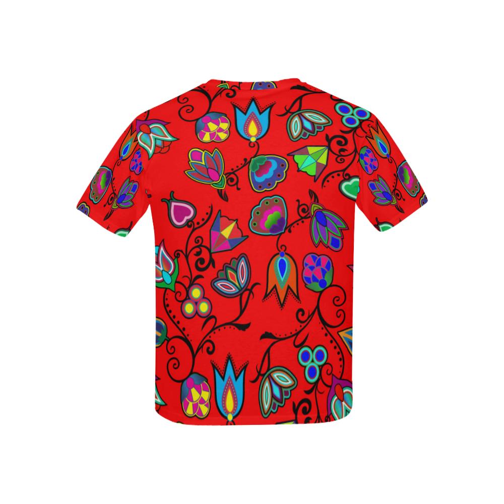 Indigenous Paisley - Dahlia Kids' All Over Print T-shirt (USA Size) (Model T40) All Over Print T-shirt for Kid (T40) e-joyer