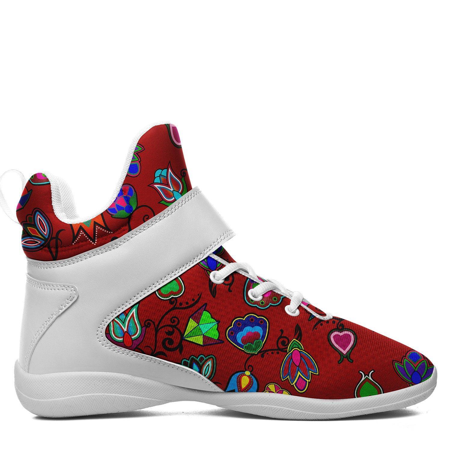 Indigenous Paisley Dahlia Kid's Ipottaa Basketball / Sport High Top Shoes 49 Dzine