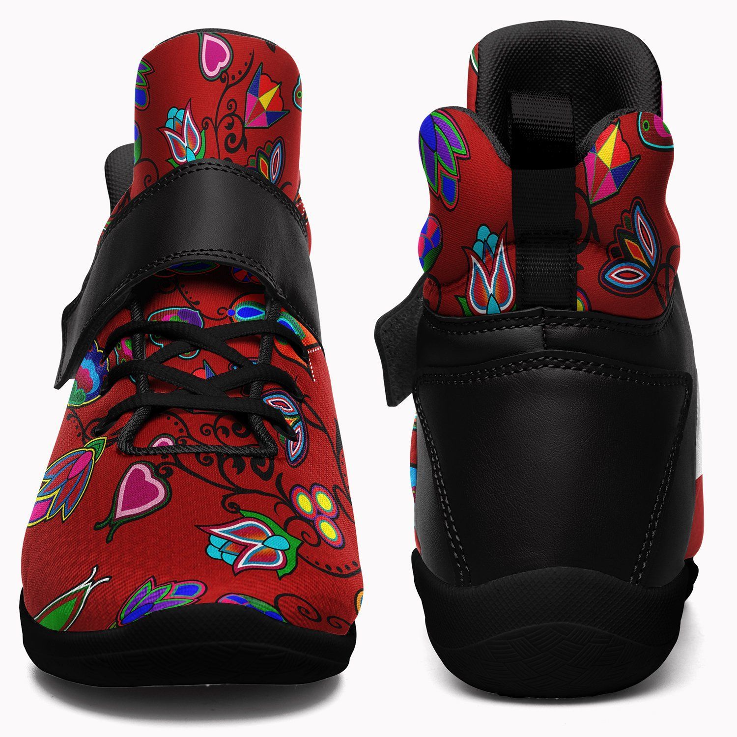 Indigenous Paisley Dahlia Kid's Ipottaa Basketball / Sport High Top Shoes 49 Dzine